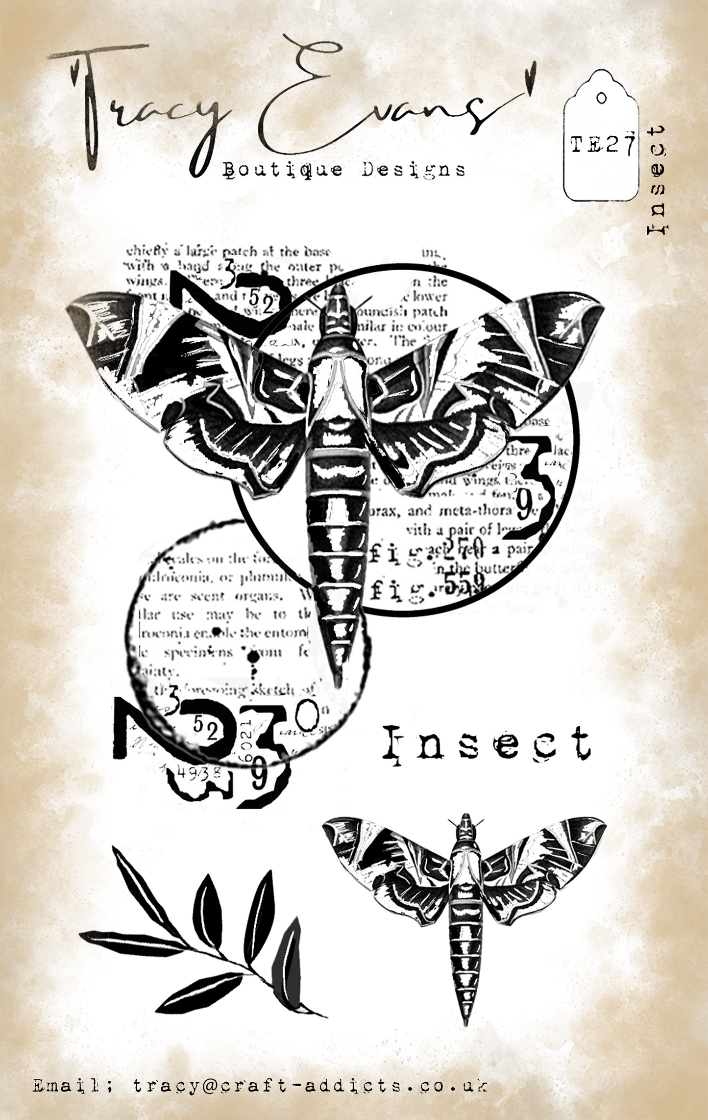 TE027 - Insect (A7 Stamp)