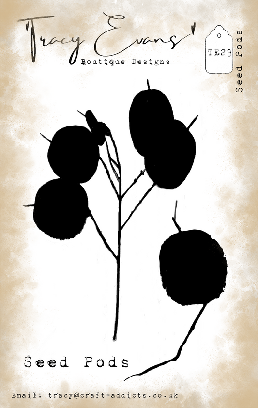 TE029 - Seed Pods (A7 Stamp)