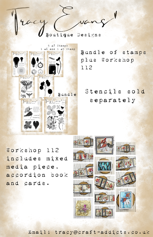 B010 - Bundle of Stamps TE24-TE30 plus Workshop 112