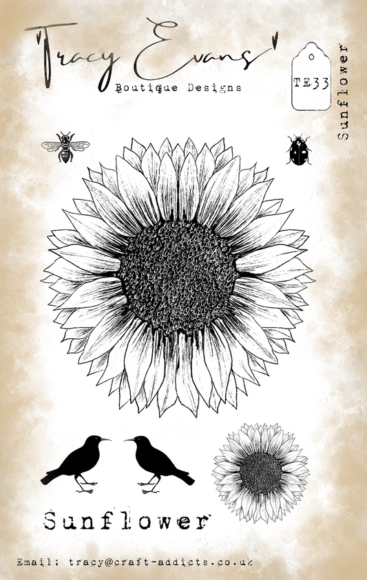 TE033 - Sunflower (A6 stamp)