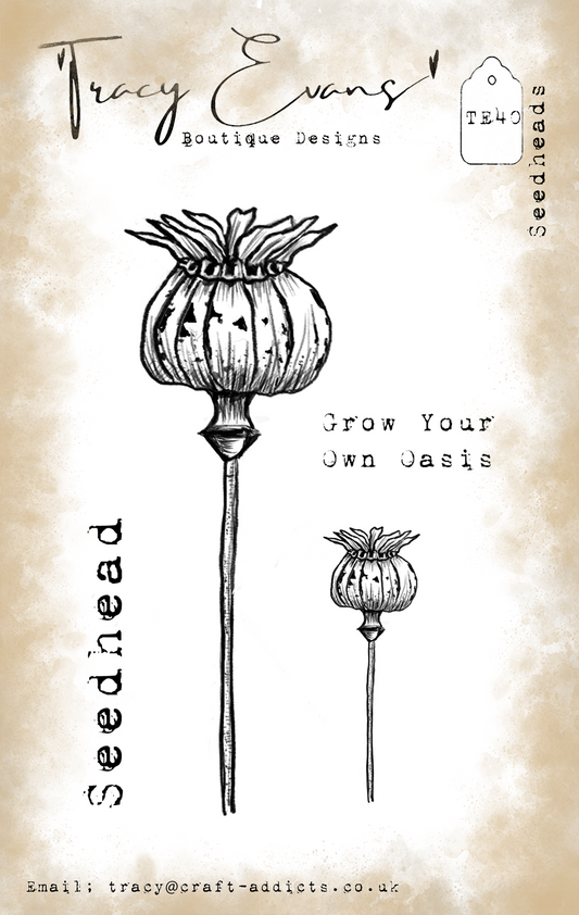 TE040 - Seedheads (A7 Stamp)