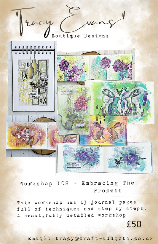 Workshop 108 Embracing The Process 13 Journal Pages in This Workshop