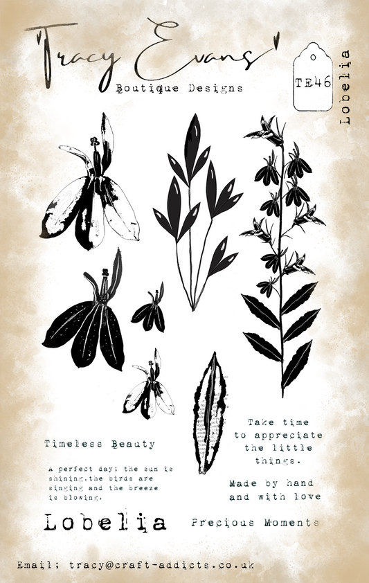 TE046 - Lobelia  (A6 Stamp)