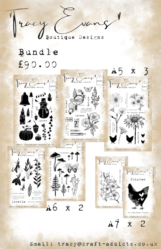 B017 - Bundle of Stamps TE44-TE50
