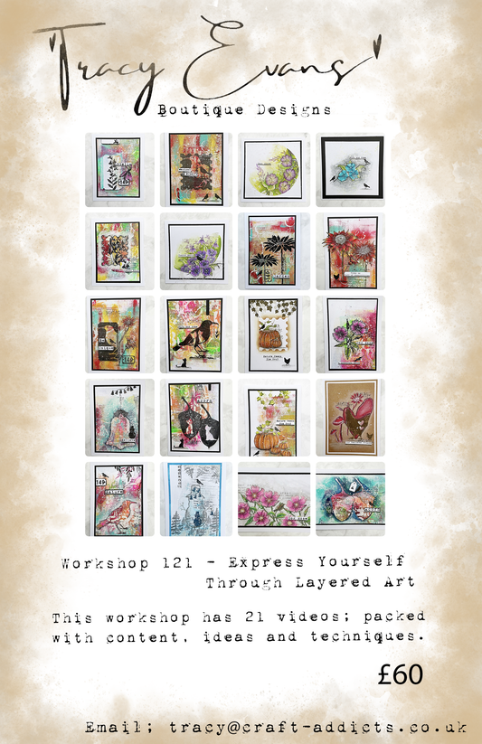 Workshop 121 Express Yourself Through Layered Art (21 videos in this workshop)