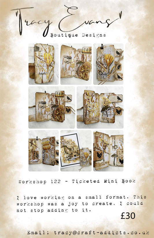 Workshop 122 Ticketed Mini Book (pre-recorded)