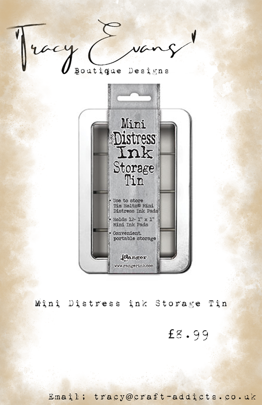 DI057 -  Mini Distress Storage Tin