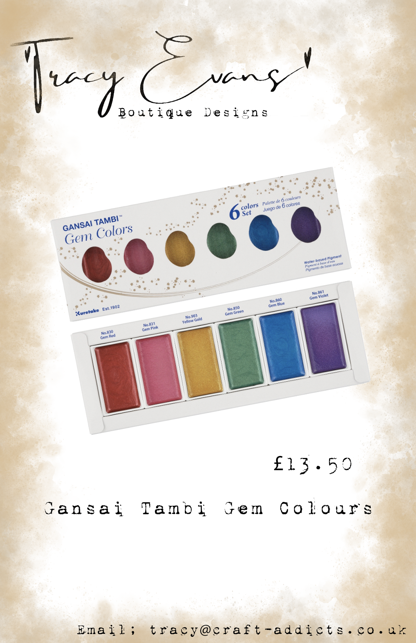 PA035 - Gansai Tambi Gem Colours Watercolour