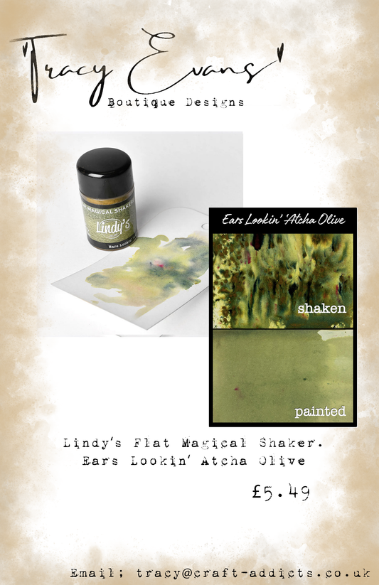 LI015 - Lindy’s Flat Magical Shaker Ears Lookin Atcha Olive