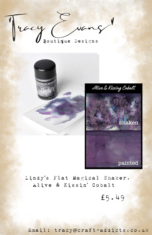 LI014 - Lindy’s Flat Magical Shaker Alive & Kissin’ Cobalt