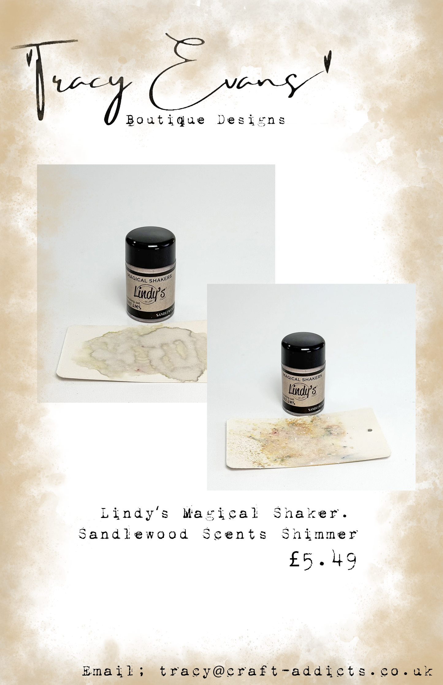 LI013 - Lindy’s Magical Shaker Sandlewood Scents SHIMMER