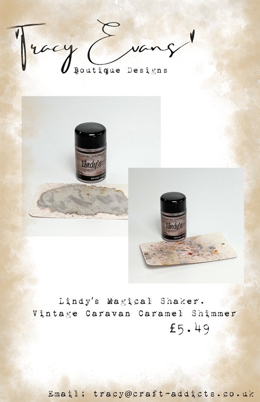 LI012 - Lindy’s Magical Shaker Vintage Caravan Caramel SHIMMER