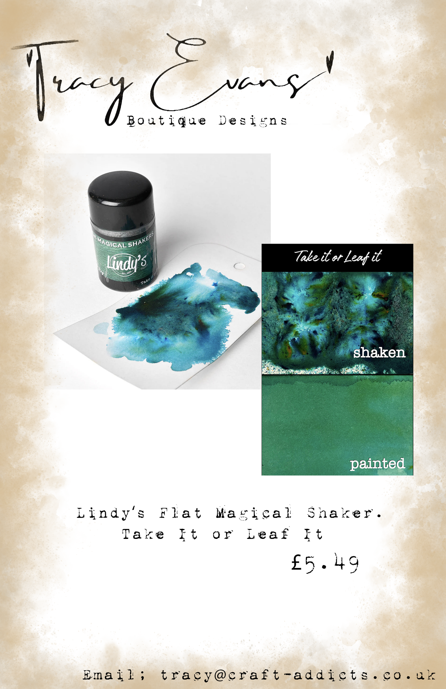 LI007 - Lindy’s Flat Magical Shaker Take It or Leaf It