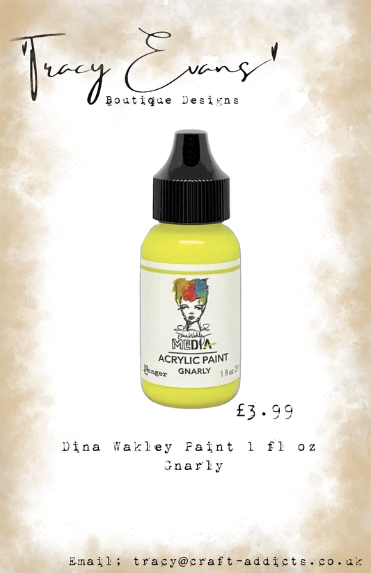 PA041 - Dina Wakley Paints Gnarly 1fl oz