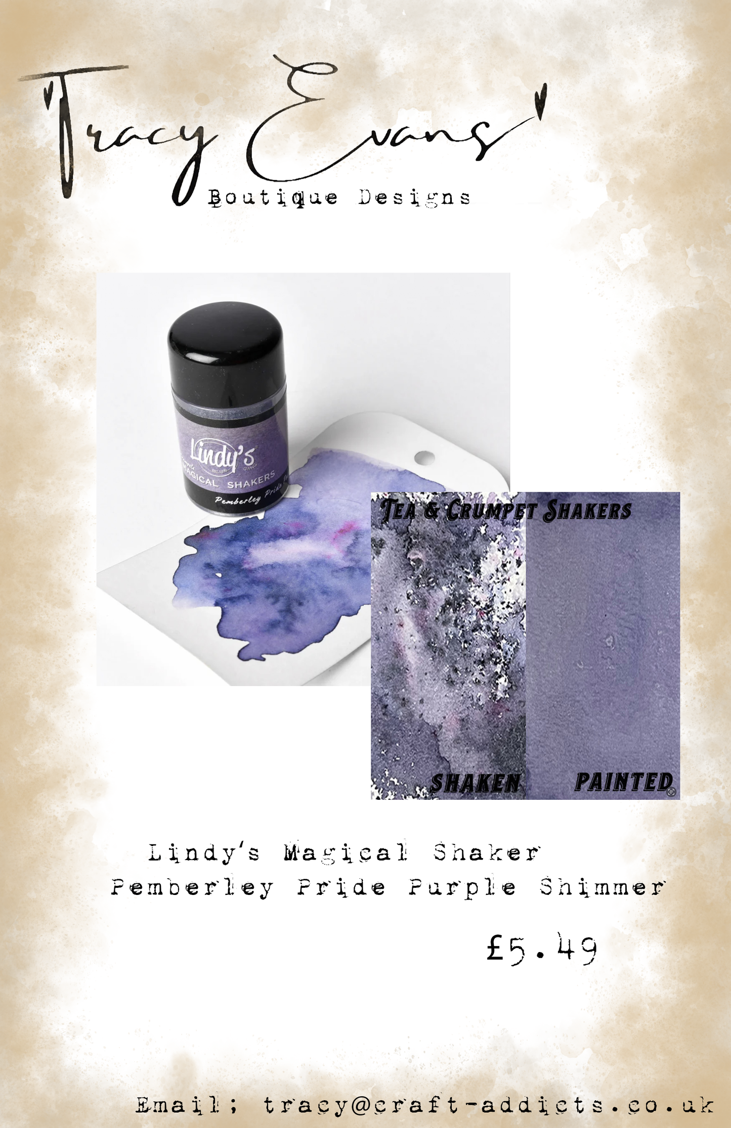 LI029 - Lindy’s Magical Shaker Pemberley Pride Purple Shimmer