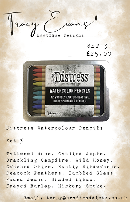 DI081 - Distress Watercolour Pencils Set 3