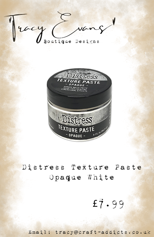 DI085 - Distress Texture Paste Opaque White