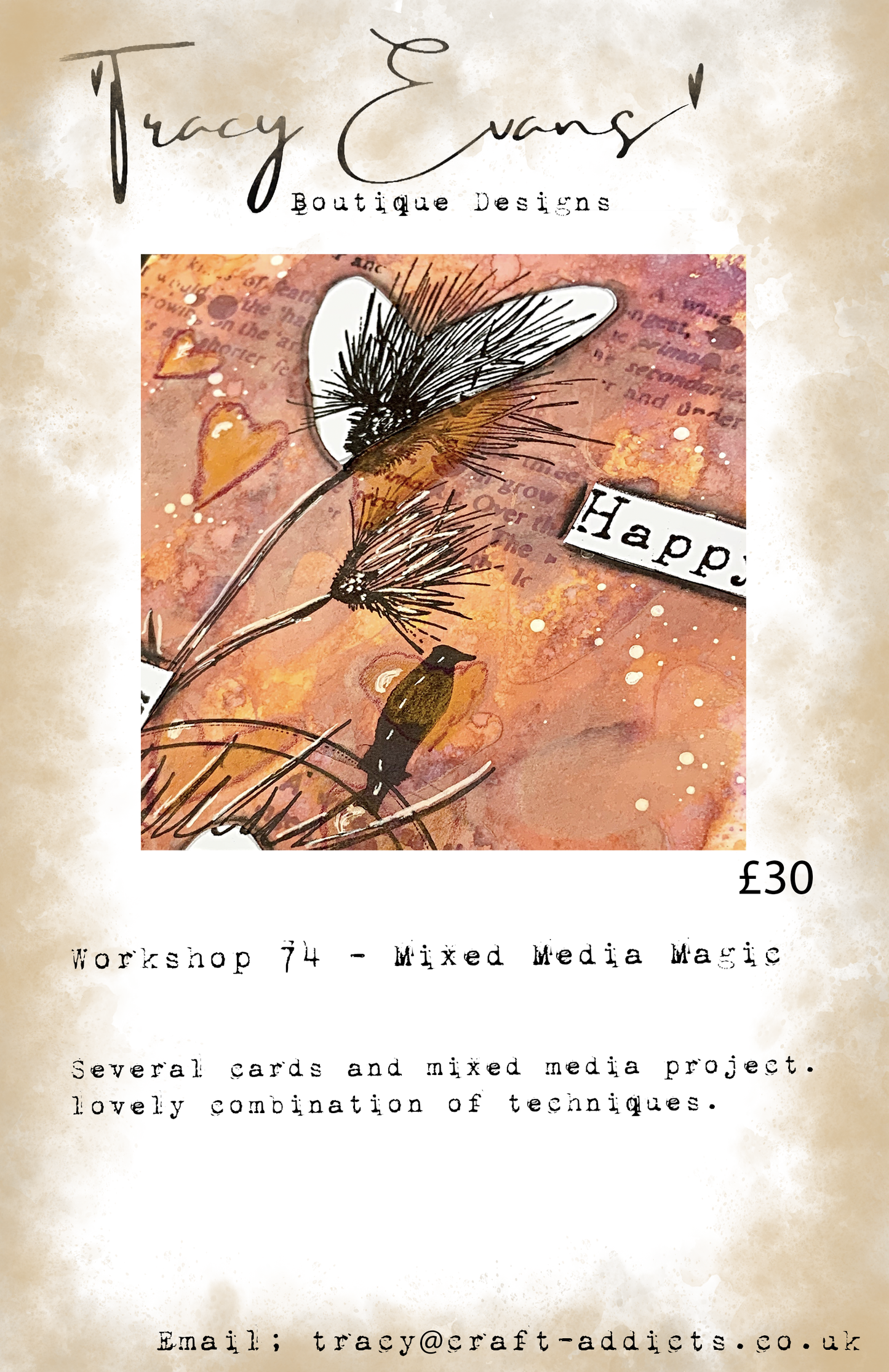 Workshop 074 - Mixed Media Magic