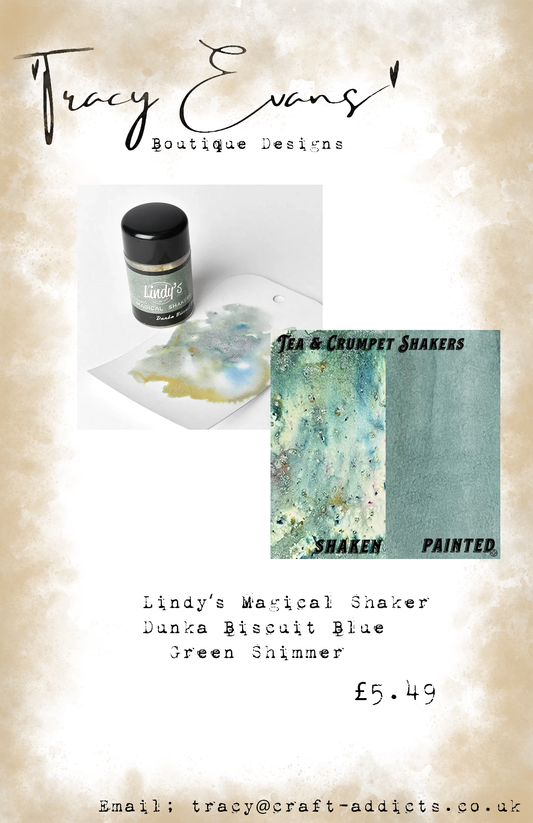 LI038 - Lindy’s Magical Shaker Dunka Biscuit Blue Green