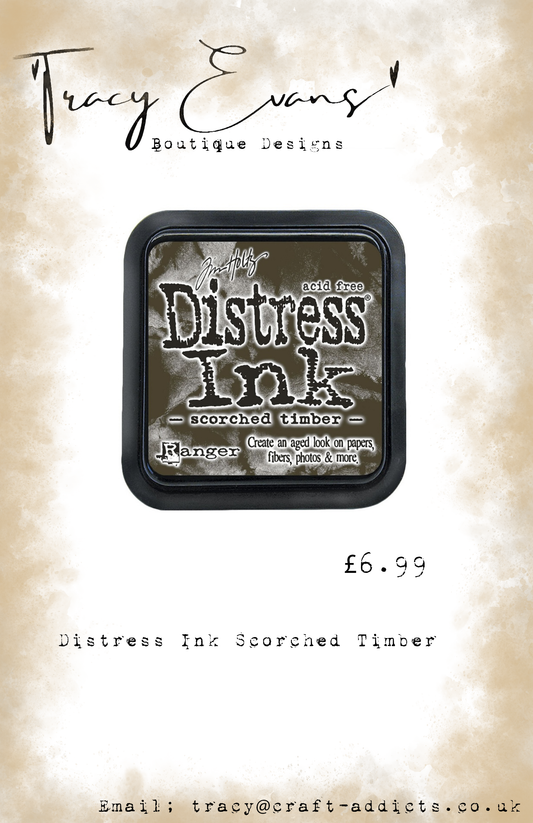 IN007 - Distress Ink Scorched Timber
