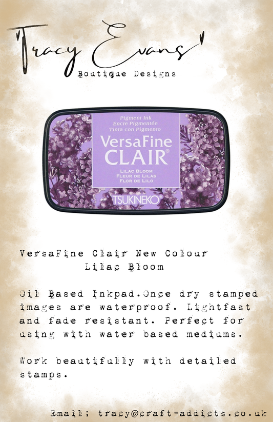 IN013 - Versafine Clair Lilac Bloom (New Colour 2024 pre order delivery approx mid May)