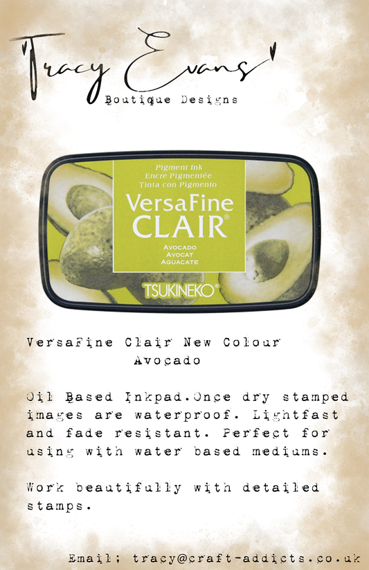 IN018 - Versafine Clair Avocado (New Colour 2024 pre order delivery approx mid May)