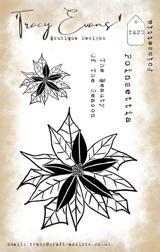 TE020 - Poinsettia (A7 stamp)