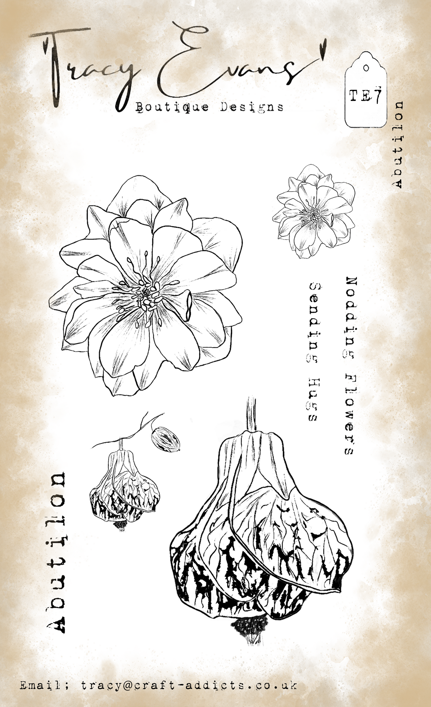 TE007 - Abutilon (A6 Stamp)