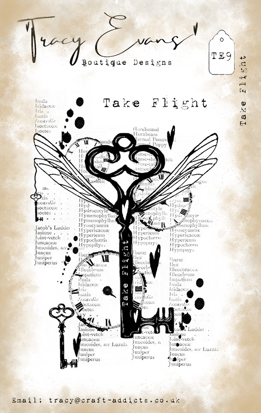 TE009 - Take Flight (A7 Stamp)