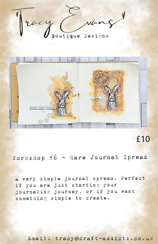 Workshop 086 - Hare Journal Spread